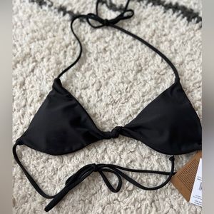 VOLCOM Simply Seamless Triangle Bikini Top - Size S